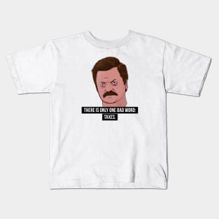 Ron Swanson - Taxes Kids T-Shirt